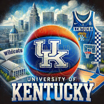 Kentucky Wildcats Basketball Clipart: U of K Digital Image (Canva)
