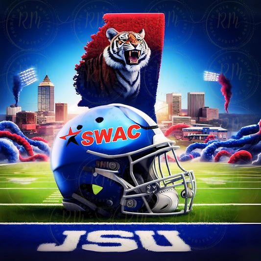 Jackson State University Art: JSU Tigers, SWAC Champions (Digital Download)