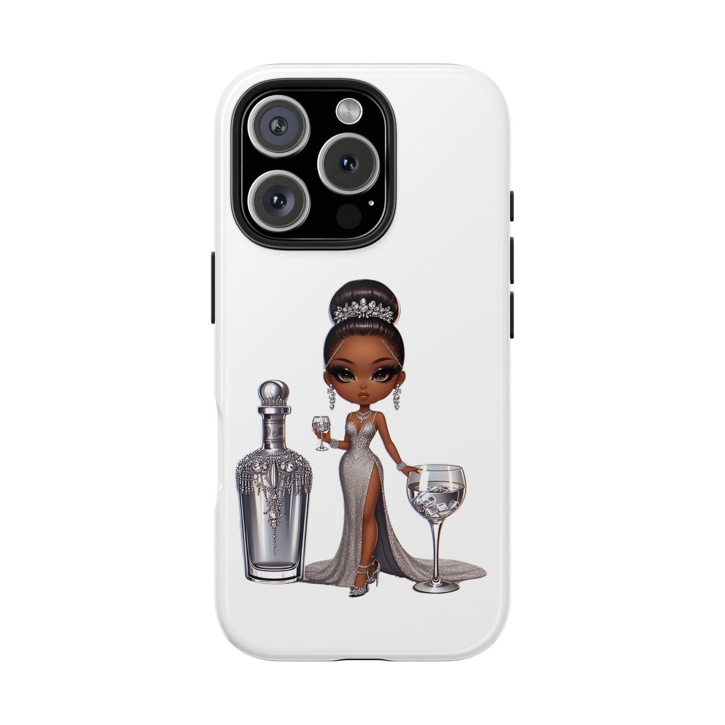 Elegant Woman Formalwear Phone Case: Durable Stylish Protector