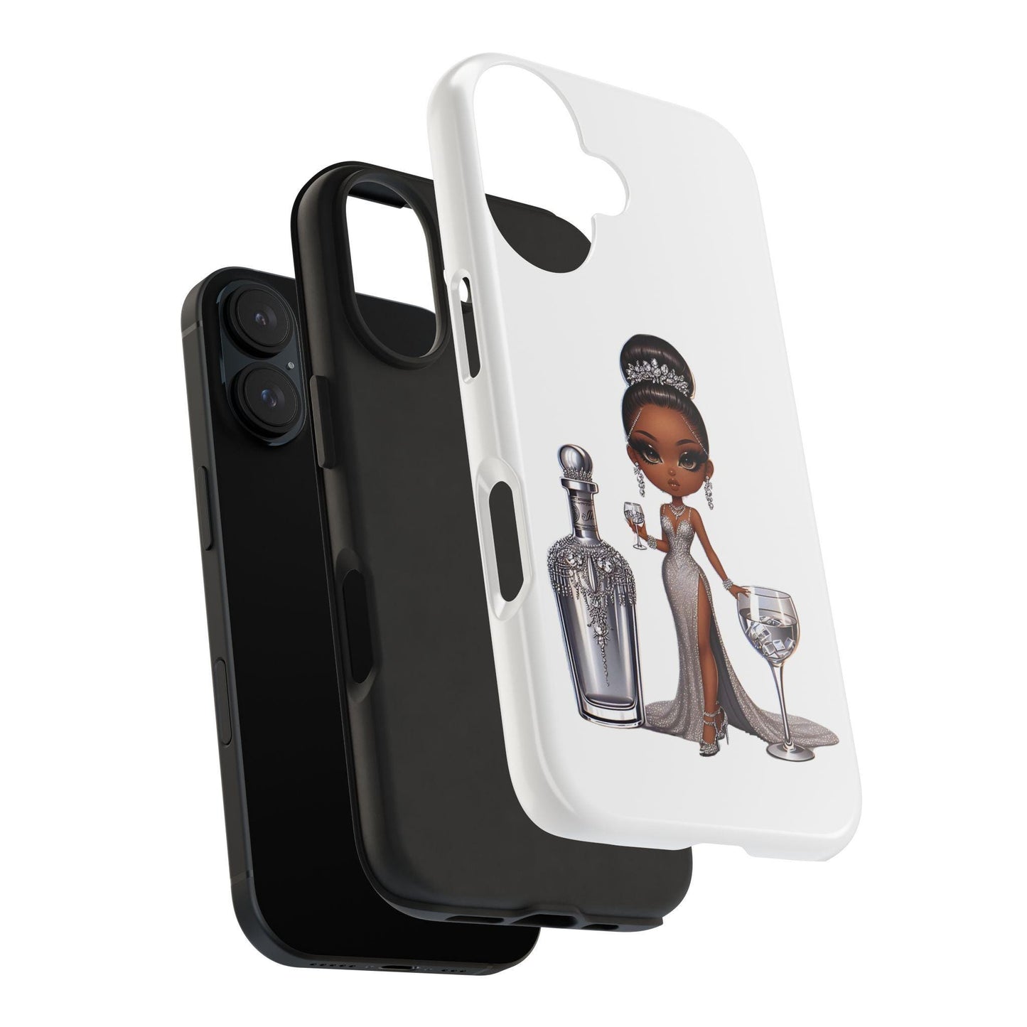 Elegant Woman Formalwear Phone Case: Durable Stylish Protector