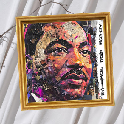 MLK Clipart: Martin Luther King Jr. Image for Black History Month (Digital Download)