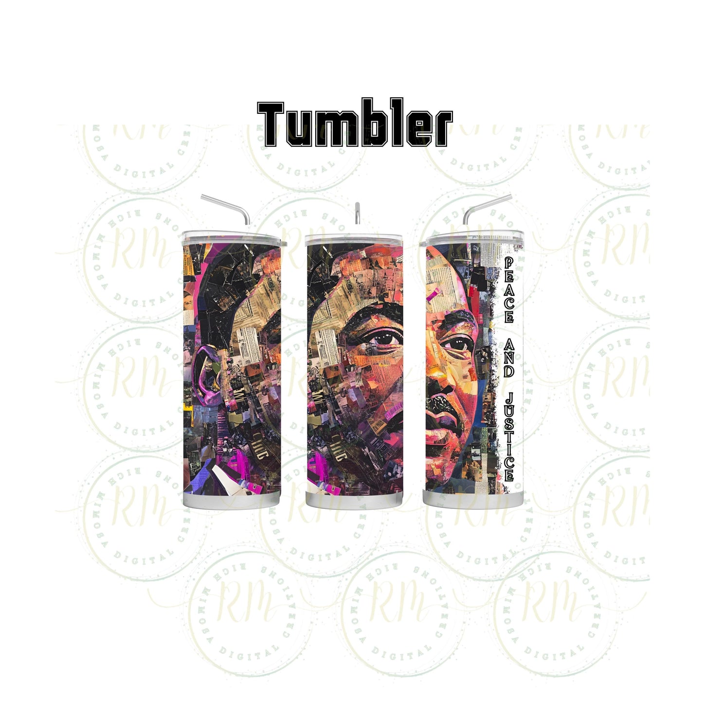 MLK Clipart: Martin Luther King Jr. Image for Black History Month (Digital Download)