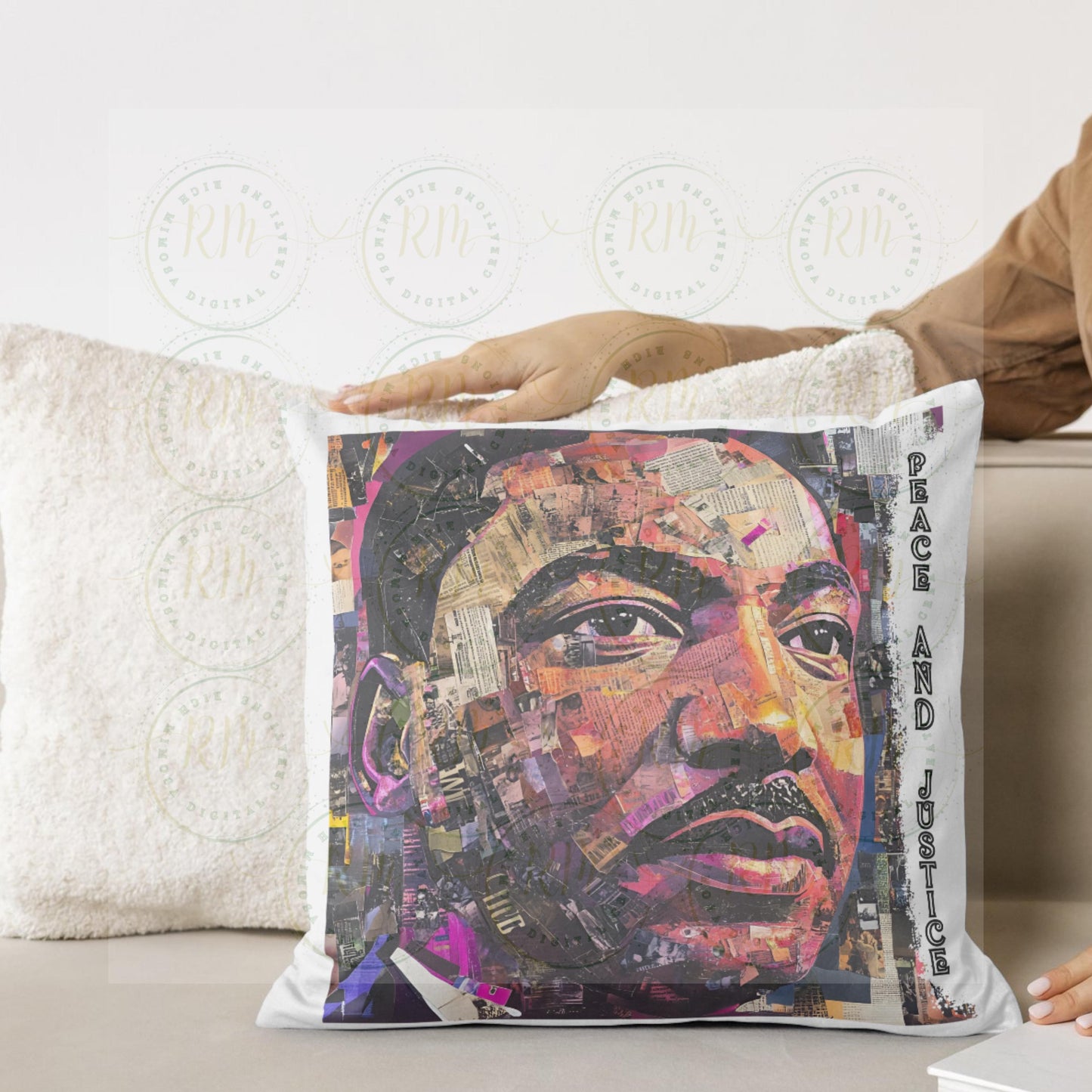 MLK Clipart: Martin Luther King Jr. Image for Black History Month (Digital Download)