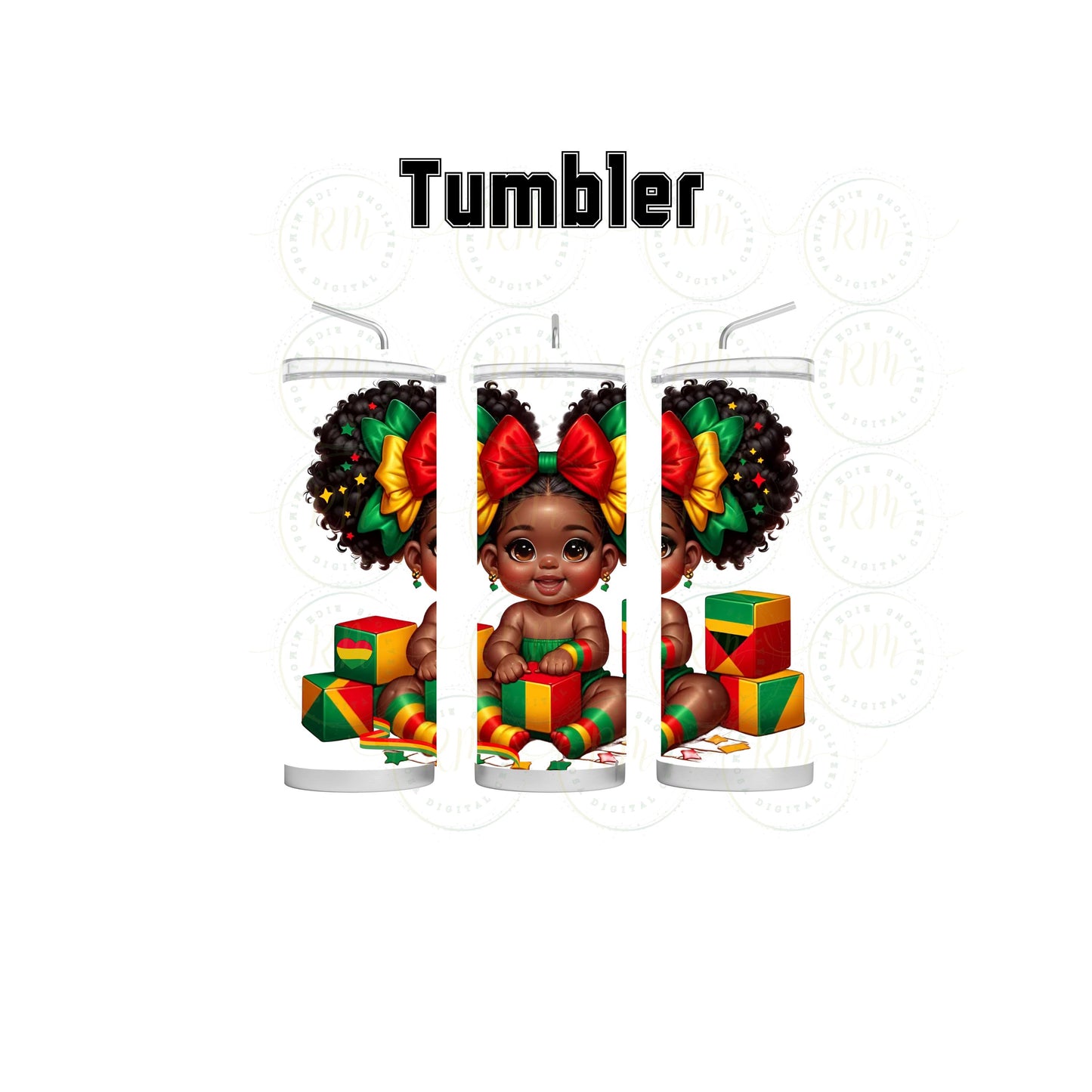 Black History Month Clipart: African American Babies (Digital Download)