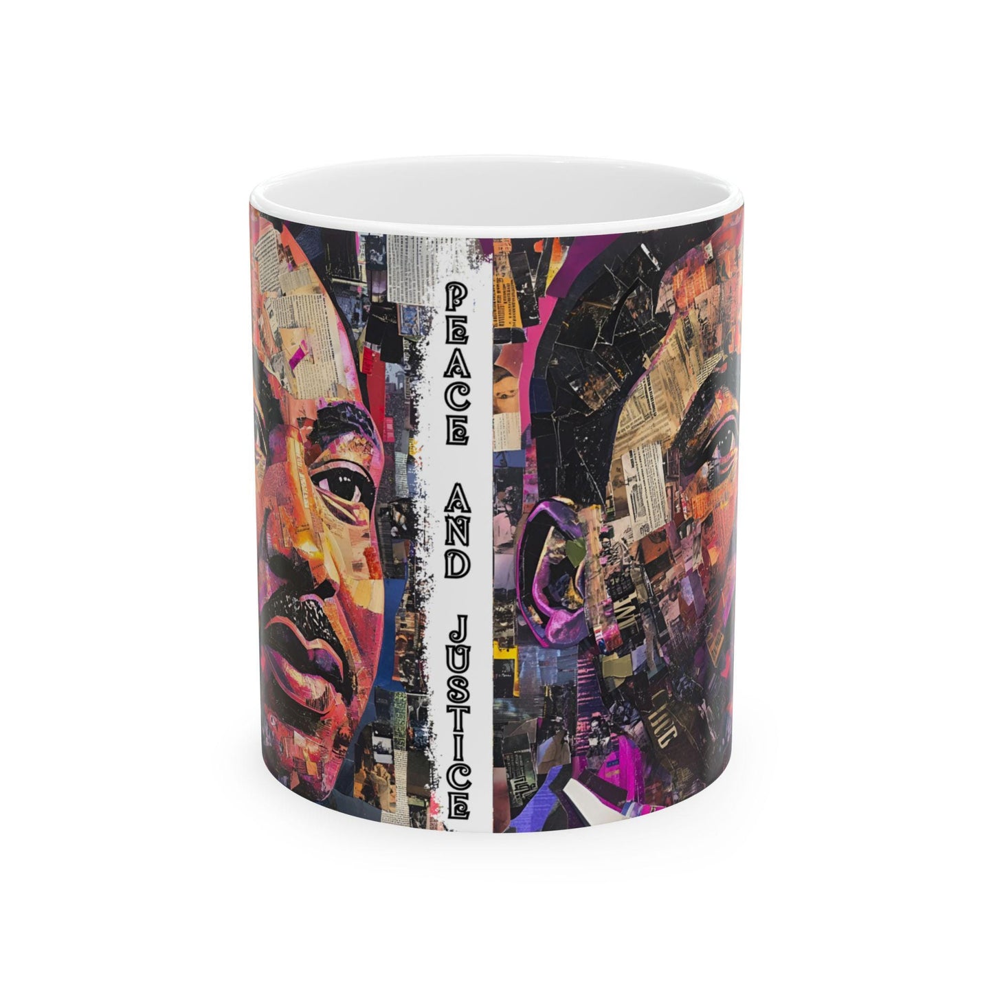 MLK Coffee Mug: Black History Month Gift, Peace and Justice