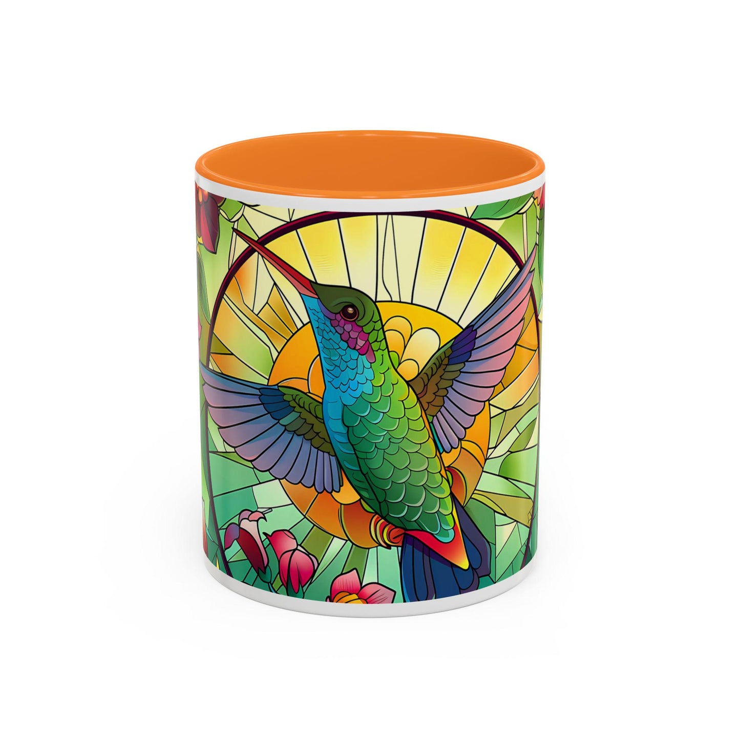Hummingbird Coffee Mug: Vibrant Garden Design, Spring Celebrations