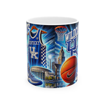 Kentucky Wildcats Mug: NCAA Basketball Ceramic Coffee Cup