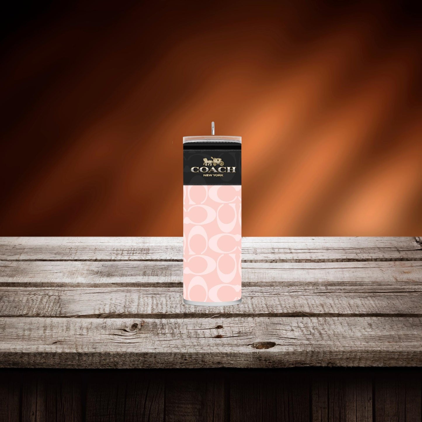 Pink & Black Purse Tumbler Template: DIY Canva Design (Digital Download)