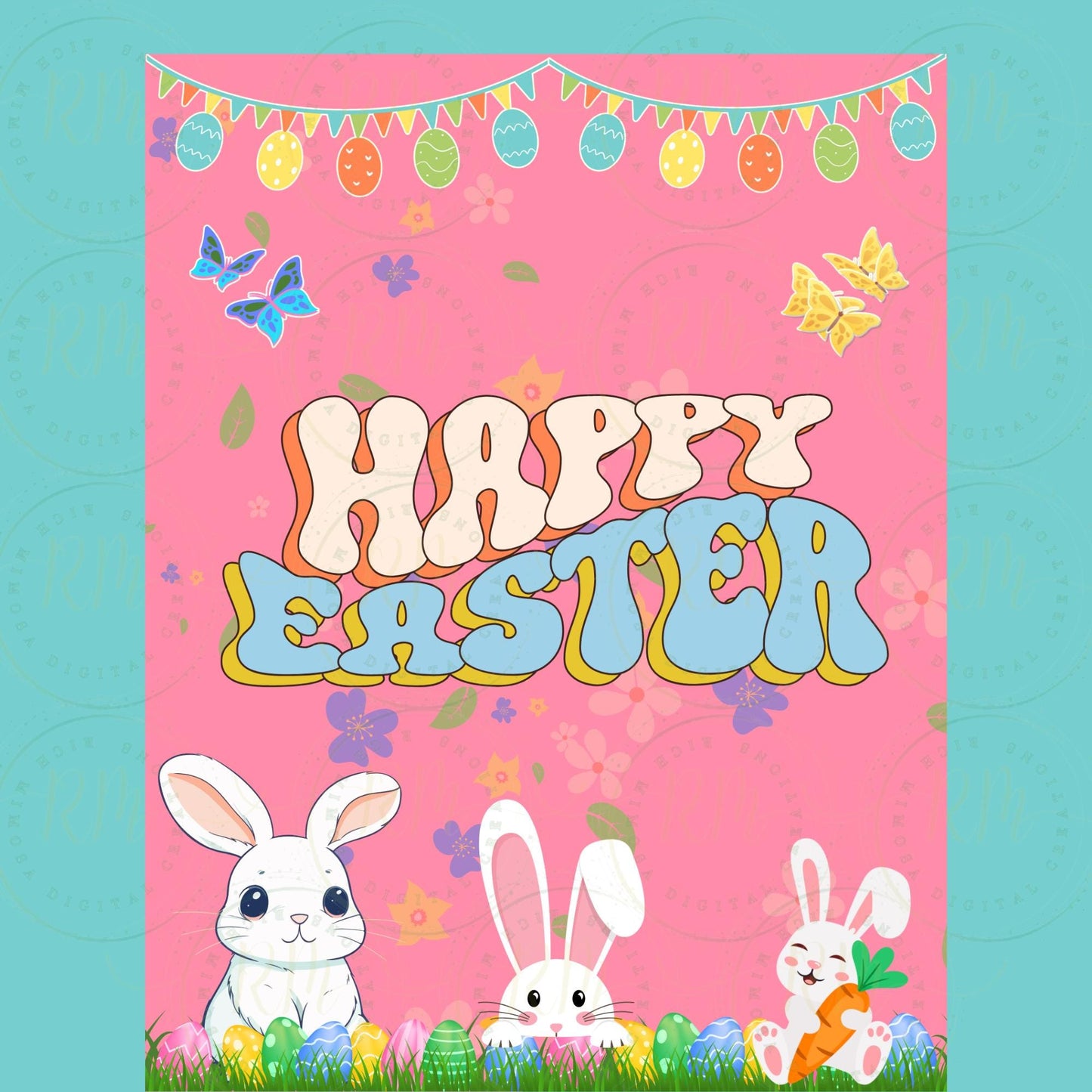 Editable Easter Vending Machine Template: Canva Design (8.5x11 in) (Digital Download)