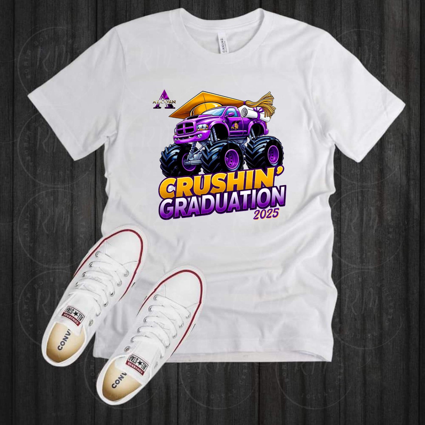2025 Grad, ASU Clipart - 2025 Crushin Graduation Monster Truck | Alcorn State University Gift, Senior Apparel, Graduate Decor, Alcorn State