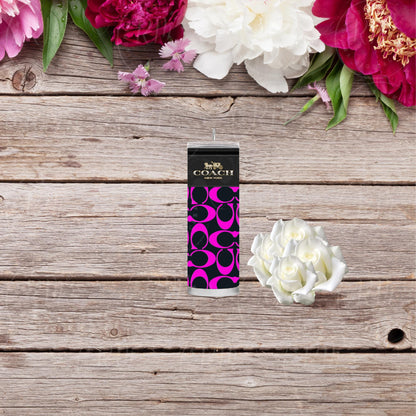 Purse Tumbler Template, Green and Pink Designer Purse, Editable Tumbler Template, Custom Digital Purse Wrap, Gift for Her, 9.3x8.2 in.