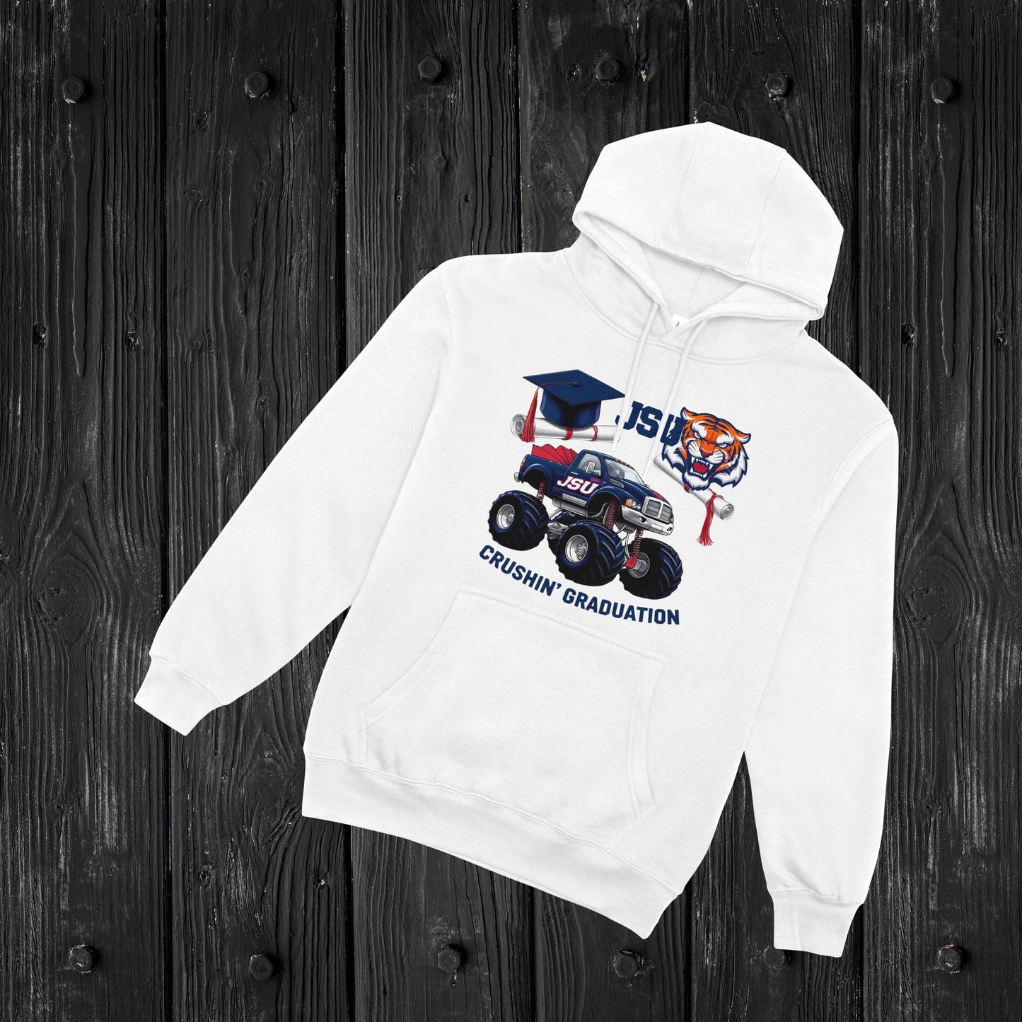 JSU Tigers 2025 Grad Clipart: Monster Truck Graduation (Digital Download)