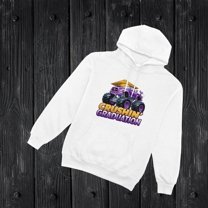 2025 Grad Clipart: Purple Monster Truck Graduation Design (Digital Download)