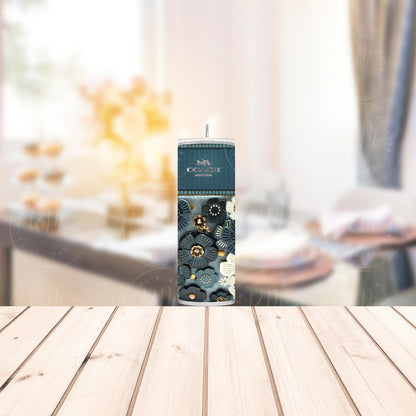 Blue Jean Purse Tumbler Template: DIY Canva Design (Digital Download)