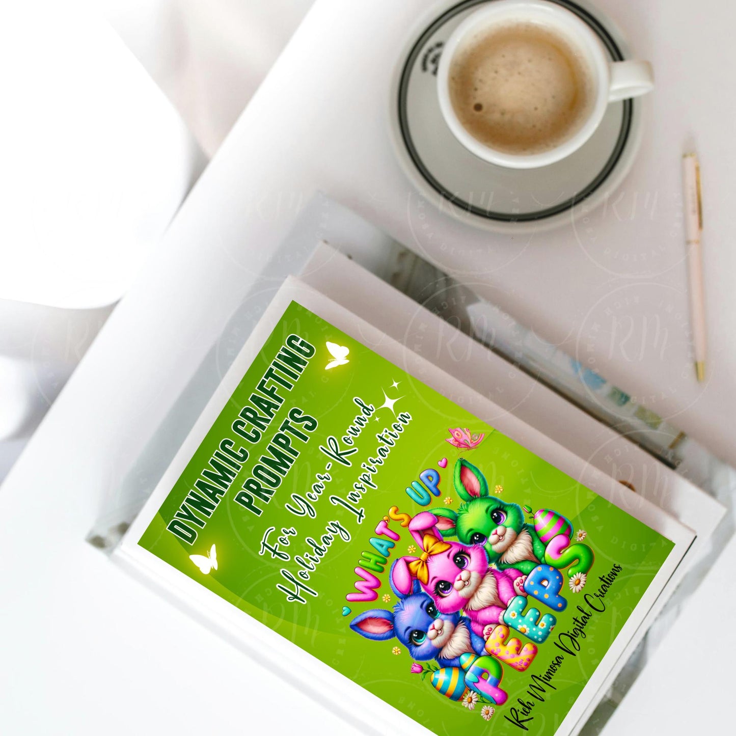 AI Art Prompts eBook PDF – 15 Midjourney, Firefly, Dall-E Prompts | Easter Sublimation Printable, Digital Download, AI Tips Guide
