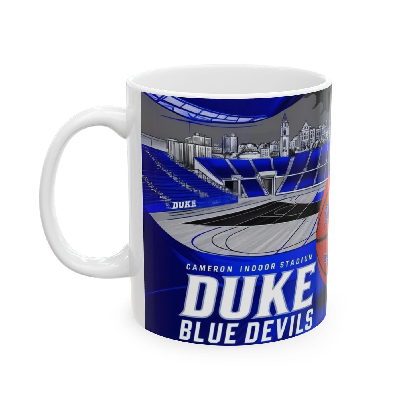 Duke Blue Devils Basketball Ceramic Mug, Sports Fan Gift, College Team Mug, Basketball Lovers Cup, Game Day Drinkware, Sports Enthusiasts