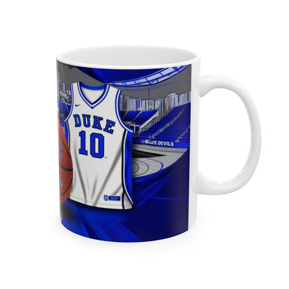 Duke Blue Devils Basketball Ceramic Mug, Sports Fan Gift, College Team Mug, Basketball Lovers Cup, Game Day Drinkware, Sports Enthusiasts