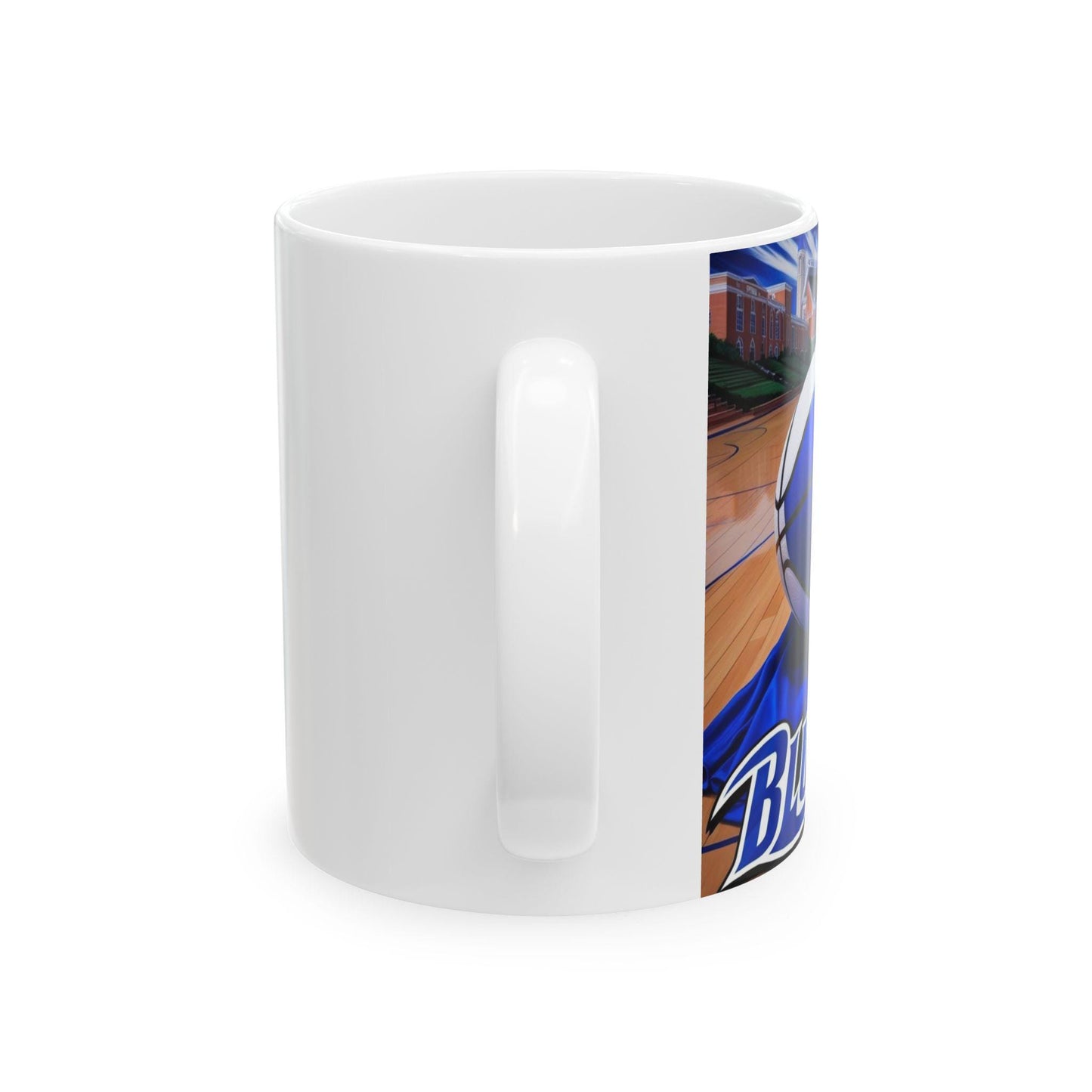 Duke Basketball Ceramic Mug, Duke Blue Devils, Sports Fan Coffee Cup, Gift for Him, Team Spirit Decor, 11oz Size