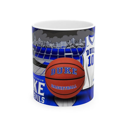Duke Blue Devils Basketball Ceramic Mug, Sports Fan Gift, College Team Mug, Basketball Lovers Cup, Game Day Drinkware, Sports Enthusiasts
