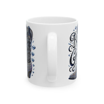 Boots on the Ground Ceramic Coffee Mug: Rustic Western Decor