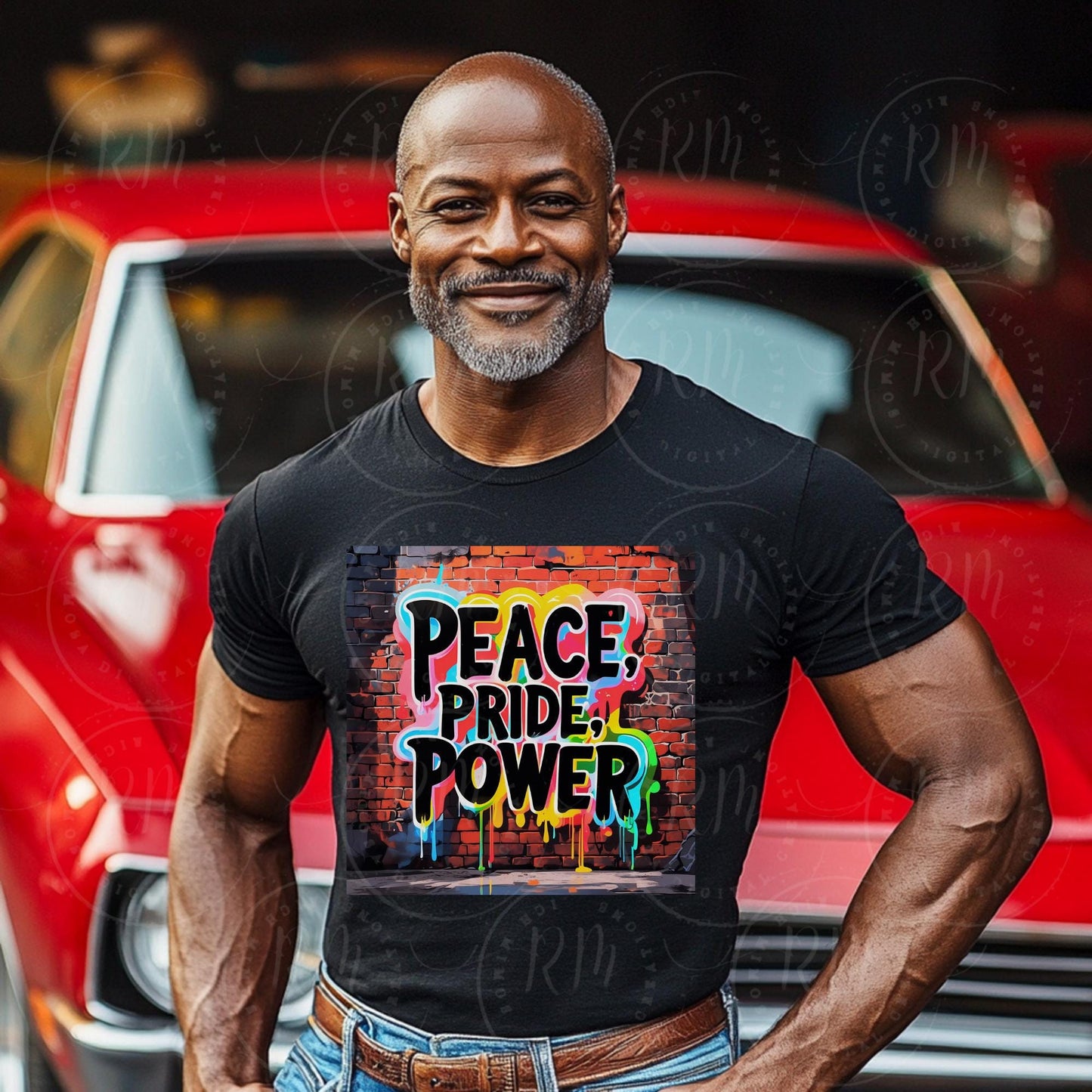 Gay Pride Clipart: Rainbow LGBTQ Graphic Design (PNG Digital Download