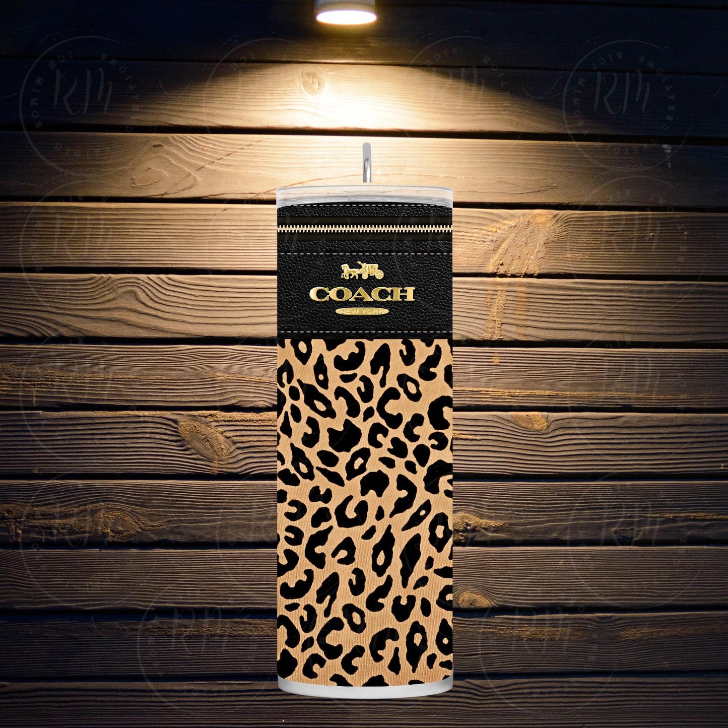 Animal Print Purse Tumbler Template: Editable Canva DIY Design (Digital Download)