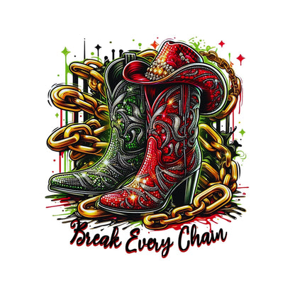 Juneteenth Boots Clipart: African American Heritage Digital Design