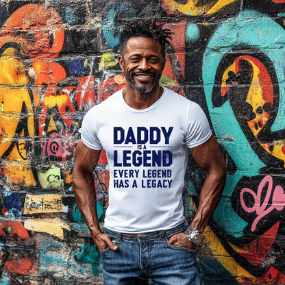 Father's Day Clipart: Daddy is a Legend Design, Digital Download PNG File