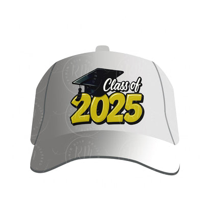 2025 Grad Clipart, Yellow Graduation Graphic, Class of 2025, Perfect Grad Gift, DIY Scrapbooking and Invitations, Graduation 2025