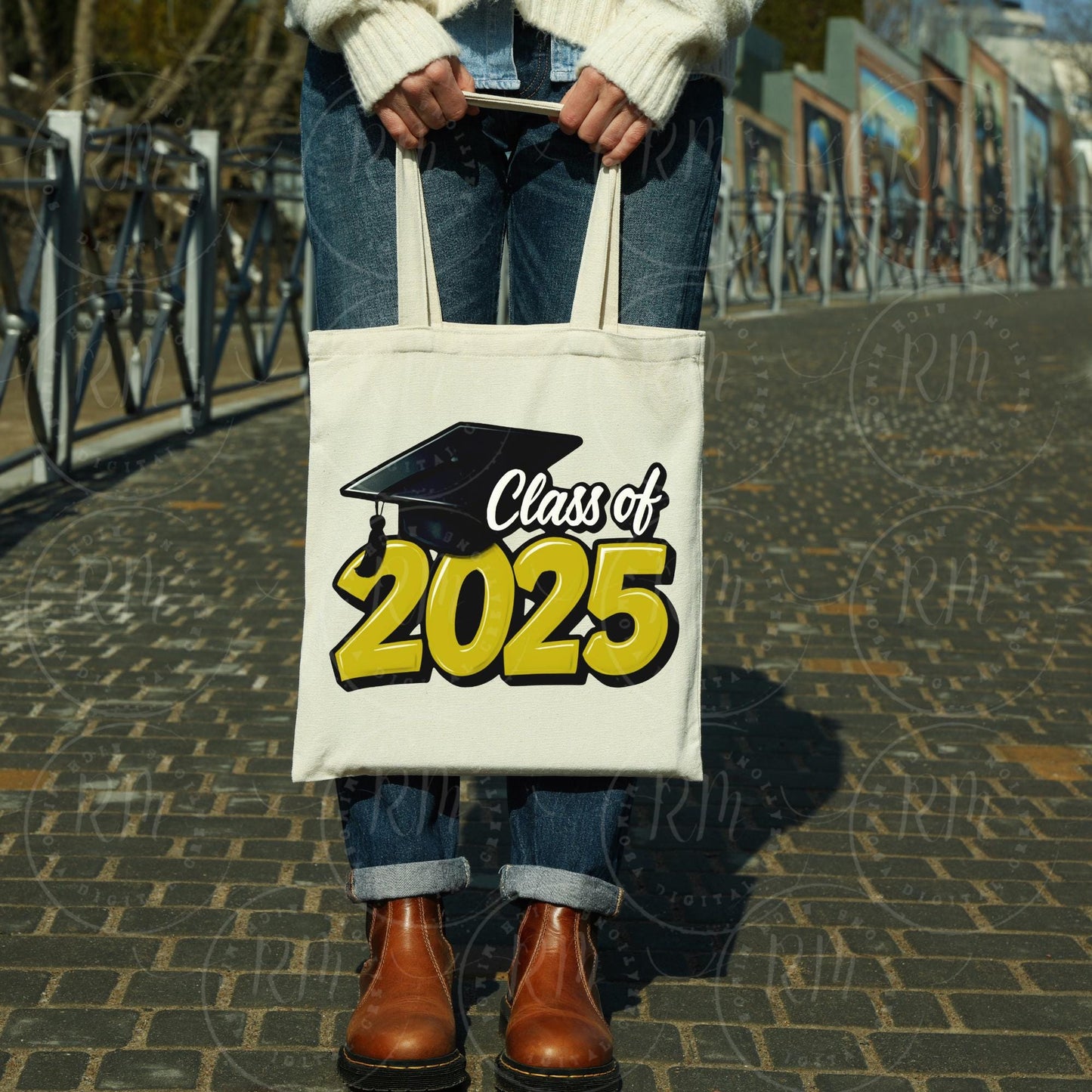 2025 Grad Clipart, Yellow Graduation Graphic, Class of 2025, Perfect Grad Gift, DIY Scrapbooking and Invitations, Graduation 2025