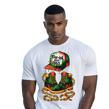 Freeish Juneteenth Design, Juneteenth Clipart, Black History Digitals, African American Clipart for Celebrating Heritage, Juneteenth Tshirt