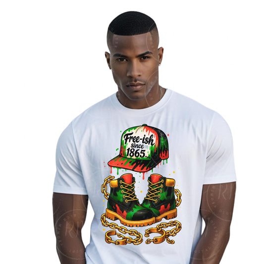 Freeish Juneteenth Design, Juneteenth Clipart, Black History Digitals, African American Clipart for Celebrating Heritage, Juneteenth Tshirt