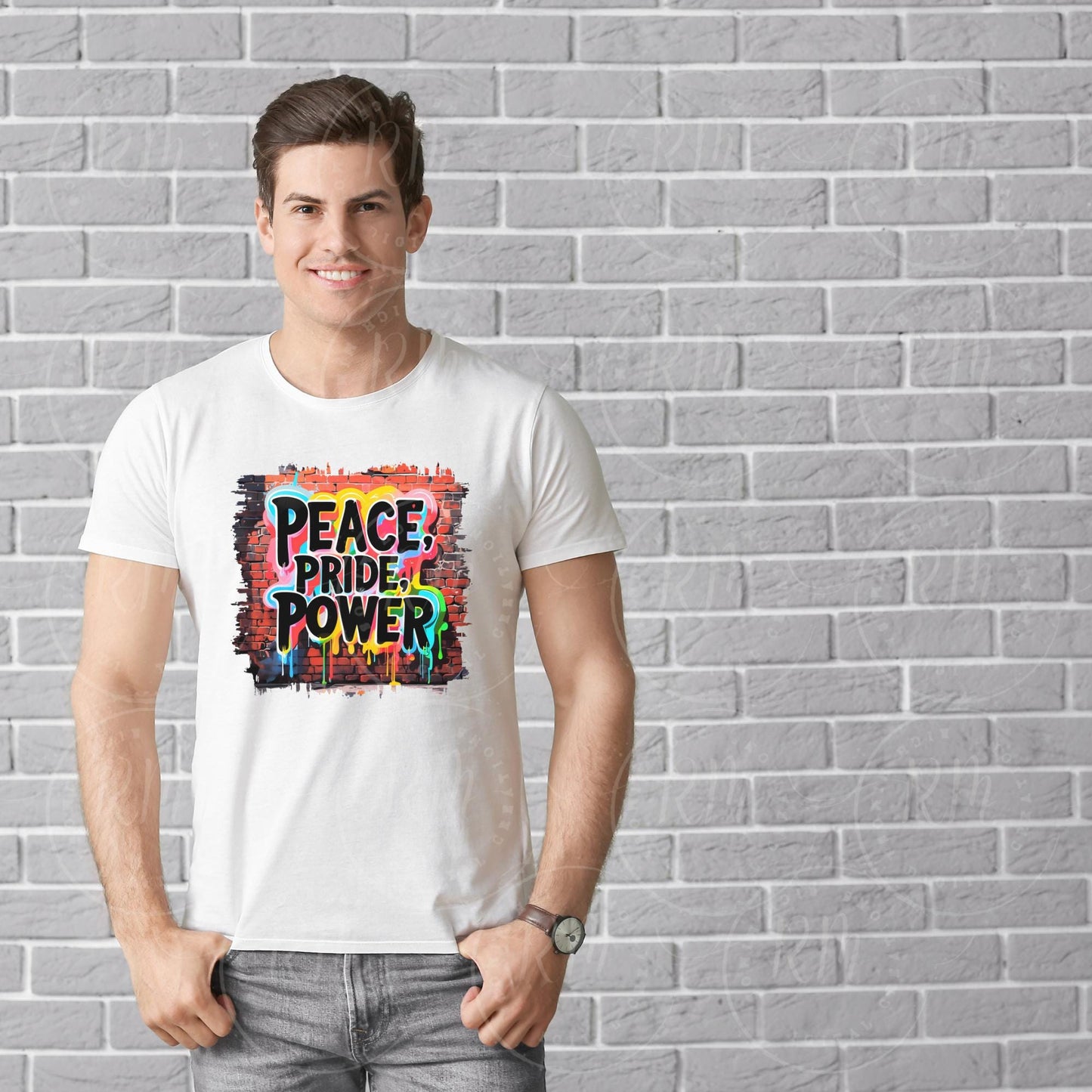 Gay Pride Clipart: Rainbow LGBTQ Graphic Design (PNG Digital Download