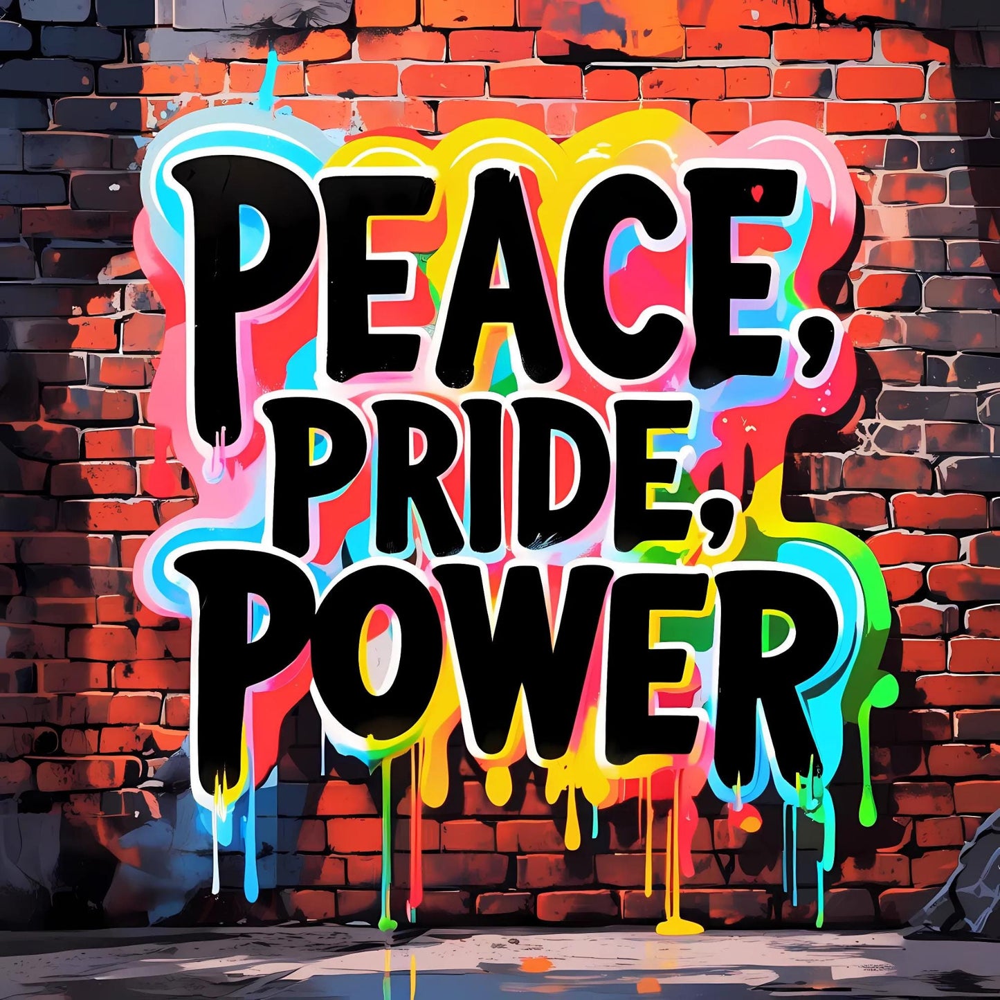 Gay Pride Clipart: Rainbow LGBTQ Graphic Design (PNG Digital Download