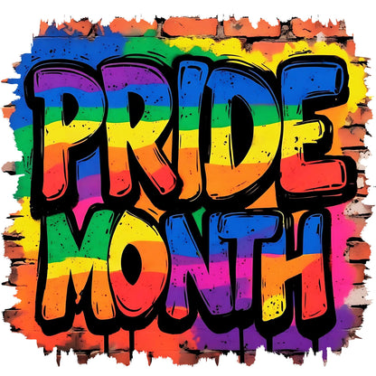 Gay Pride Graffiti Clipart: Rainbow LGBTQ Designs (Digital Download)