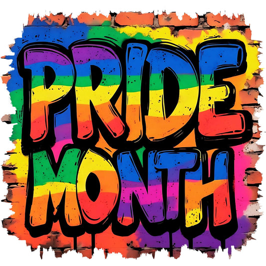 Gay Pride Graffiti Clipart: Rainbow LGBTQ Designs (Digital Download)