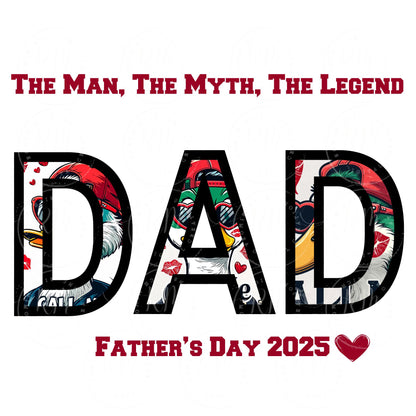 Father's Day Photo Collage Templates: Editable Dad Picture Frames (Canva Digital Download