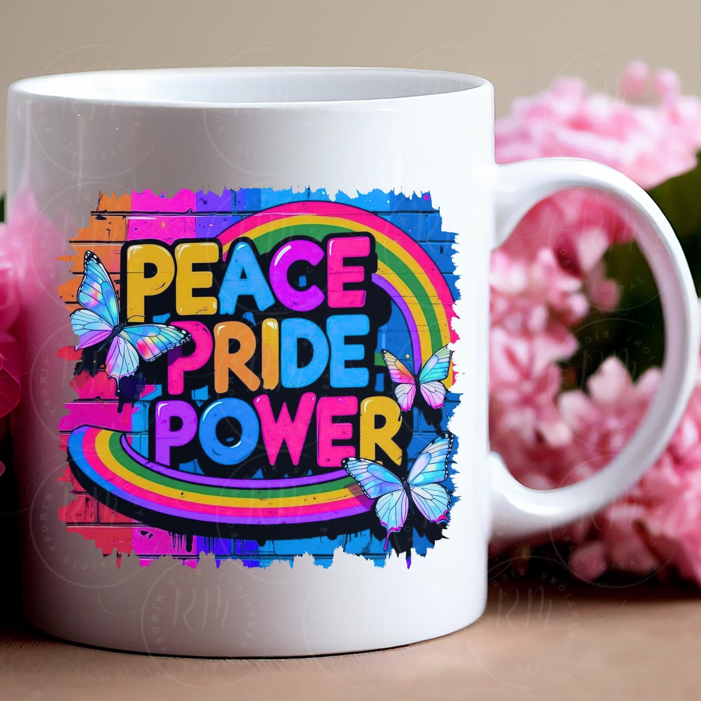 Gay Pride Clipart: Rainbow LGBTQ+ Design (PNG Digital Download