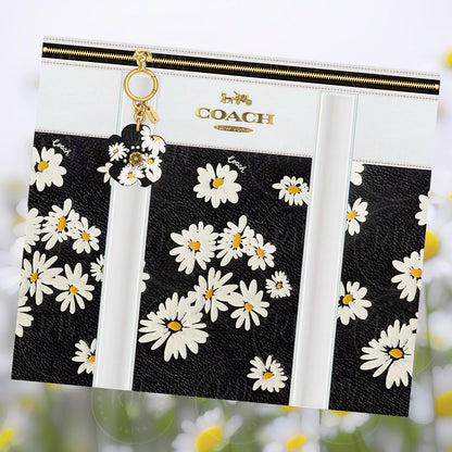 Purse Tumbler Template, Black & White Purse Tumbler Design, Editable Tumbler Template, Custom Digital Purse Template, Gift for Her