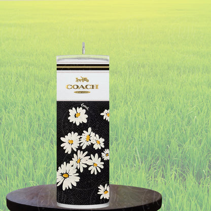 Purse Tumbler Template, Black & White Purse Tumbler Design, Editable Tumbler Template, Custom Digital Purse Template, Gift for Her