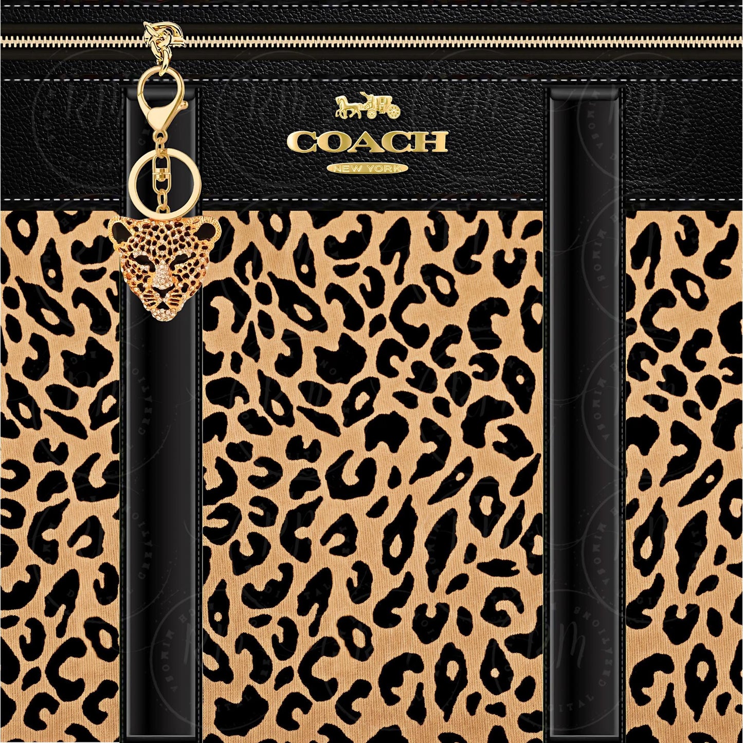 Animal Print Purse Tumbler Template: Editable Canva DIY Design (Digital Download)