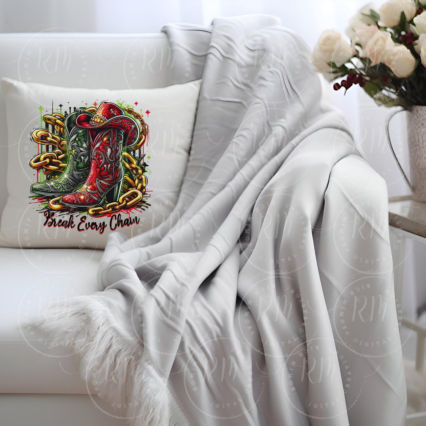 Juneteenth Boots Clipart: African American Heritage Digital Design