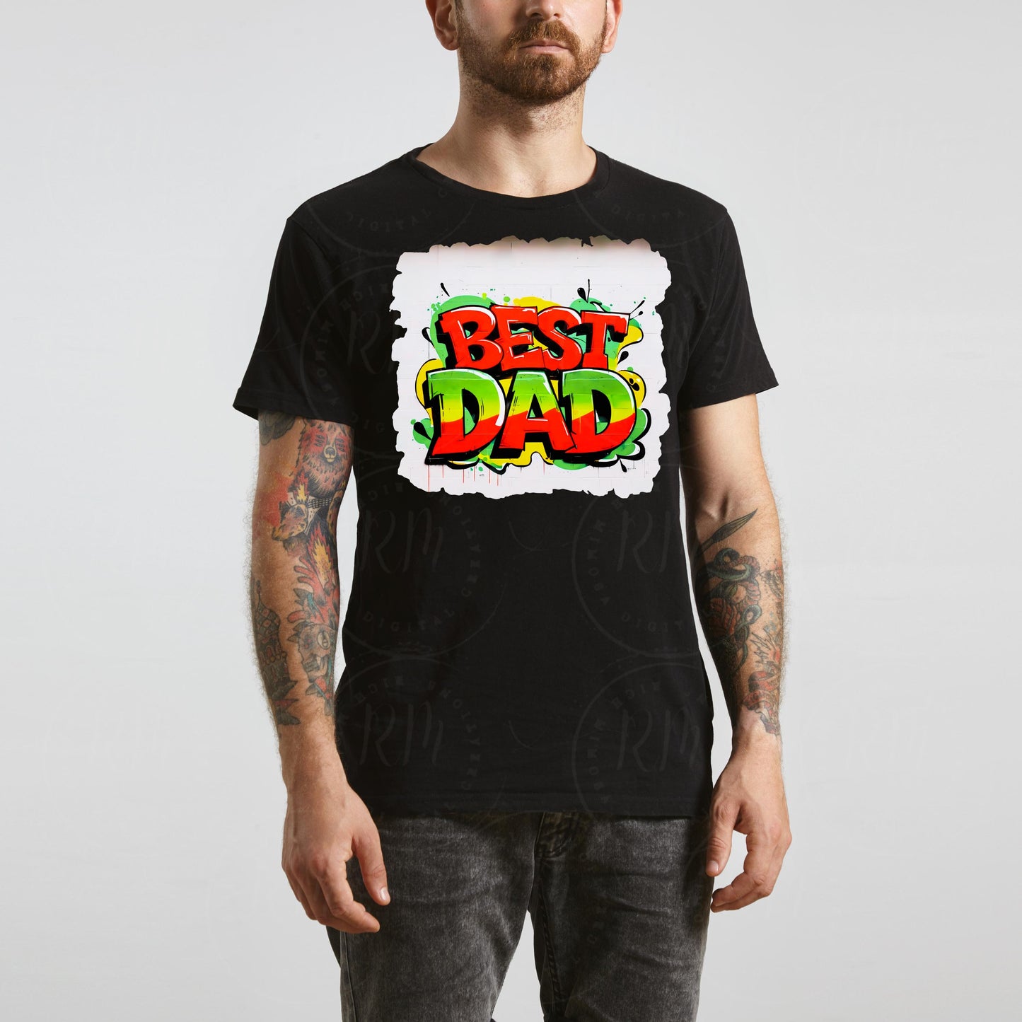 Father's Day Clipart, Dad Design, Best Dad Graphics, Dad Graffiti Clipart, Dad T-shirt, Tee for Dad, Dad Mug, Dad Gift, Happy Father's Day