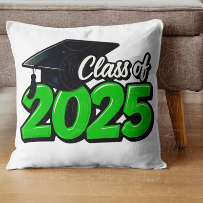 2025 Grad Clipart, Lime Green Graduation Graphic, Class of 2025, Perfect Grad Gift, DIY Scrapbooking and Invitations, Graduation 2025