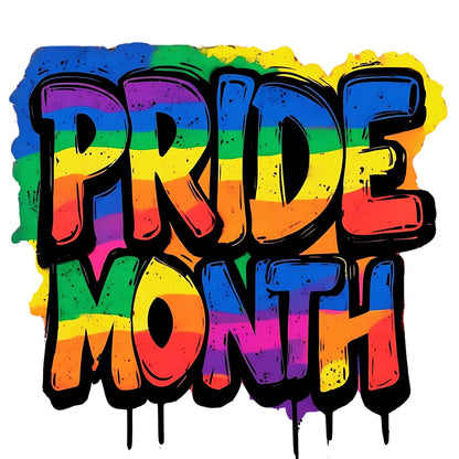 Gay Pride Graffiti Clipart: Rainbow LGBTQ Designs (Digital Download)