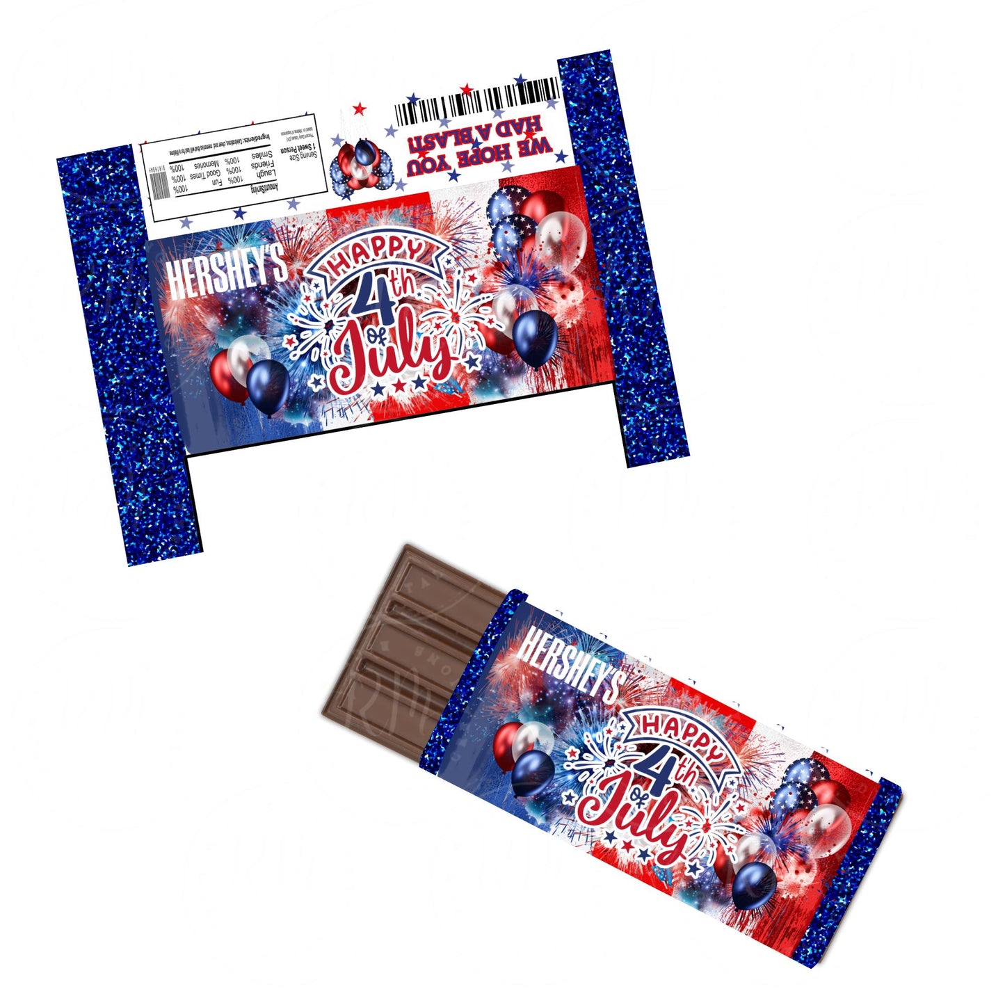 4th of July Party Favor Templates Bundle: DIY Patriotic Decorations (Canva Editable, Digital Download