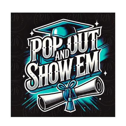 Class of 2025 Graduation PNG: Graffiti Style Cap & Diploma (Digital Download