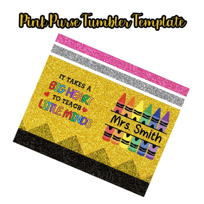 Teacher Tumbler Wrap, Custom Teacher Tumbler Design, Teacher Appreciation Gift, Editable 20oz. Skinny Teacher Tumbler Design, Teacher Gift