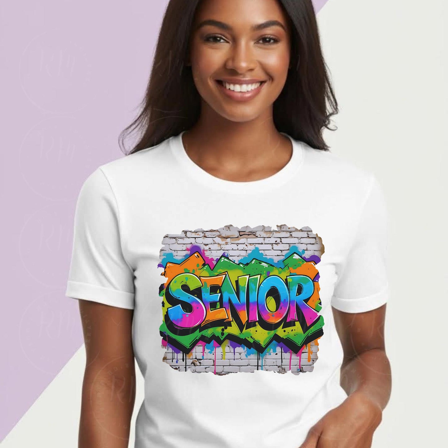 Senior Graffiti Clipart - Bold Spray Paint Digital Art - Graduation Decor- Senior Sublimation PNG, Senior, Class of 2026, 2026 Graduate