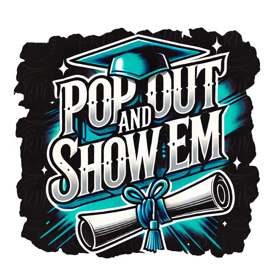 Class of 2025 Graduation PNG: Graffiti Style Cap & Diploma (Digital Download